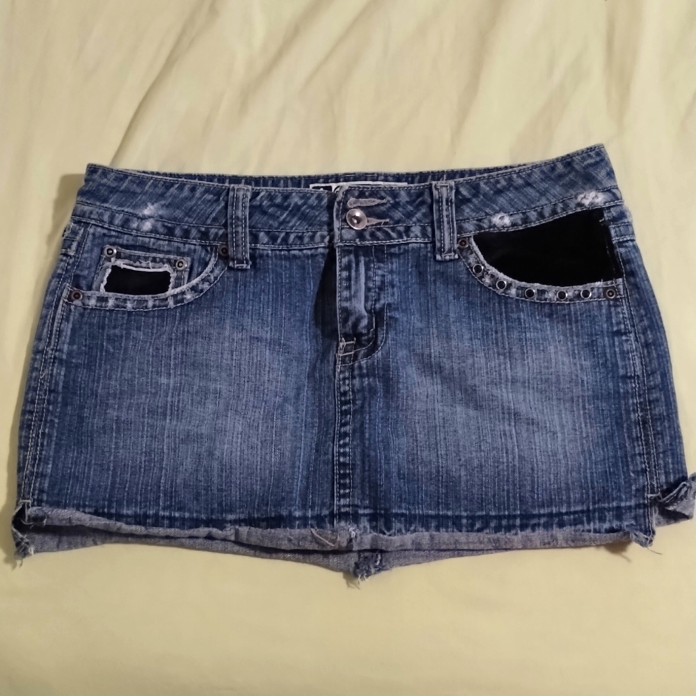 Project by Carbon Denim Denim Mini Skirt